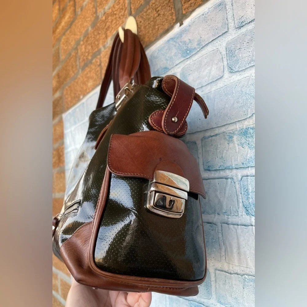 PAURIC SWEENEY Patent leather tote